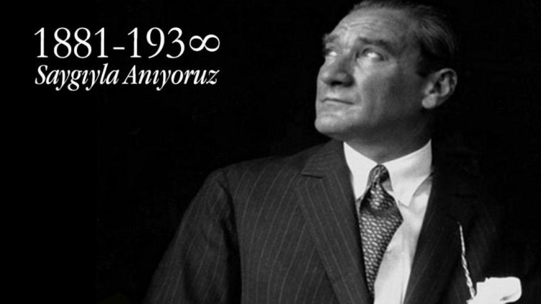 10 Kasım Atatürkü Anma Günü Programı