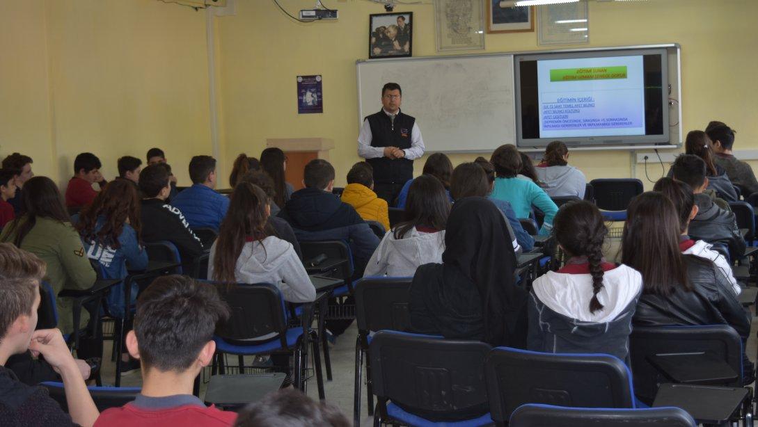 AFAD Tarafından Öğrencilerimize Yönelik Afet Bilinci Semineri Düzenlendi